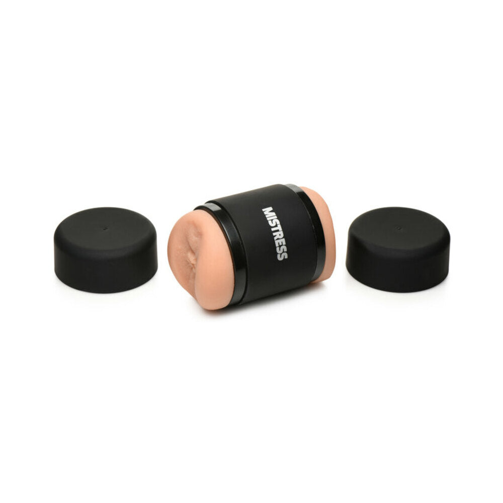 Curve Toys Mistress Double Shot Mini Masturbator Ass & Mouth Medium