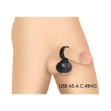 Curve Toys Jock 28X Vibrating Silicone Balls with Remote Control Large Black