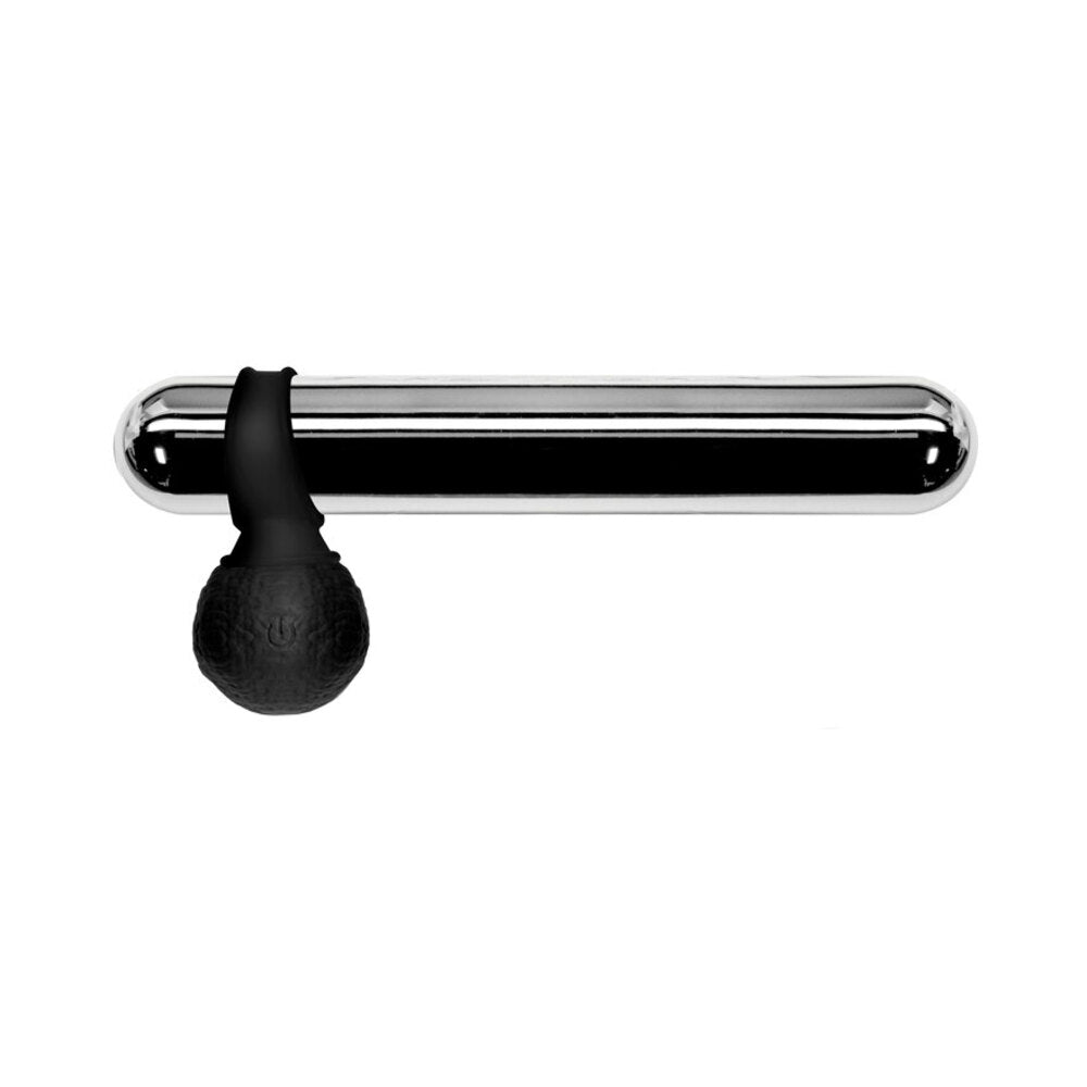 Jock 28X Vibrating Silicone Balls with Remote Control XL Black