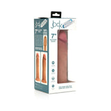 Curve Toys Jock Dual Density 7 inches Silicone Dildo with Suction Cup Light