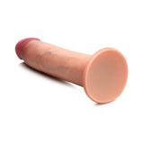 Curve Toys Jock Dual Density 8 inches Silicone Dildo with Suction Cup Light