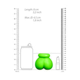 Ouch! Glow in the Dark Ball Sack Testicle Sling Neon Green