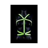 Ouch! Glow in the Dark Body Harness Neon Green L/XL
