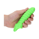 Ouch! Glow in the Dark Swirl Stretchy 6.2 inches Penis Sleeve Neon Green