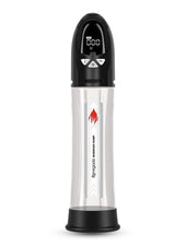 Renegade Warrior Rechargeable Pump Black with digital controls and transparent body design.