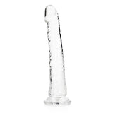 RealRock Crystal Clear Slim 10 inches Dildo Clear