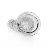 RealRock Crystal Clear Straight 10 inches Dildo Without Balls Clear