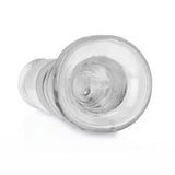 RealRock Crystal Clear Curvy 5.5 inches Dildo/Plug Clear