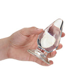 RealRock Crystal Clear 4.5 inches Anal Plug Clear