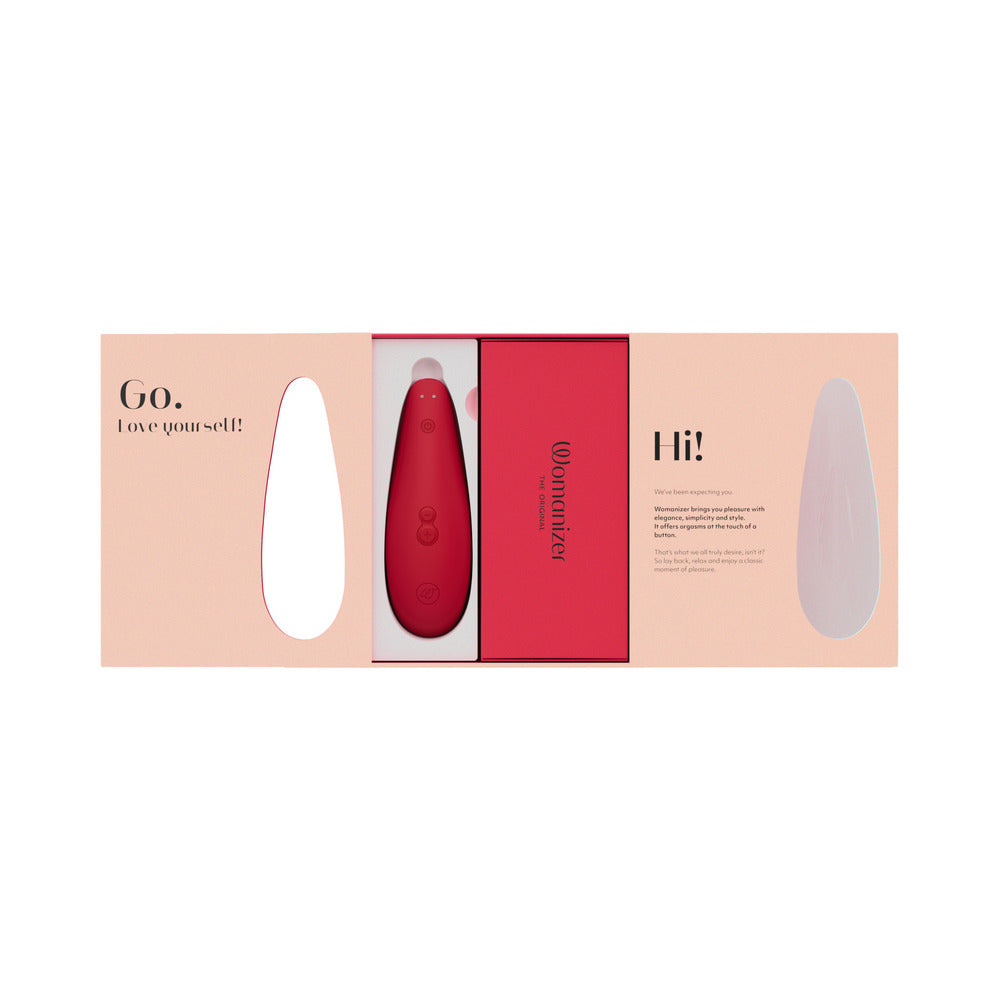 Womanizer x Marilyn Monroe Classic 2 Special Edition Pleasure Air Clitoral Stimulator Vivid Red
