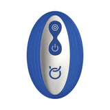 Forto Thumper Rechargeable Remote-Controlled Silicone Thumping Anal Vibrator Blue