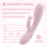 Blush Morgan Rabbit Vibrator Pink
