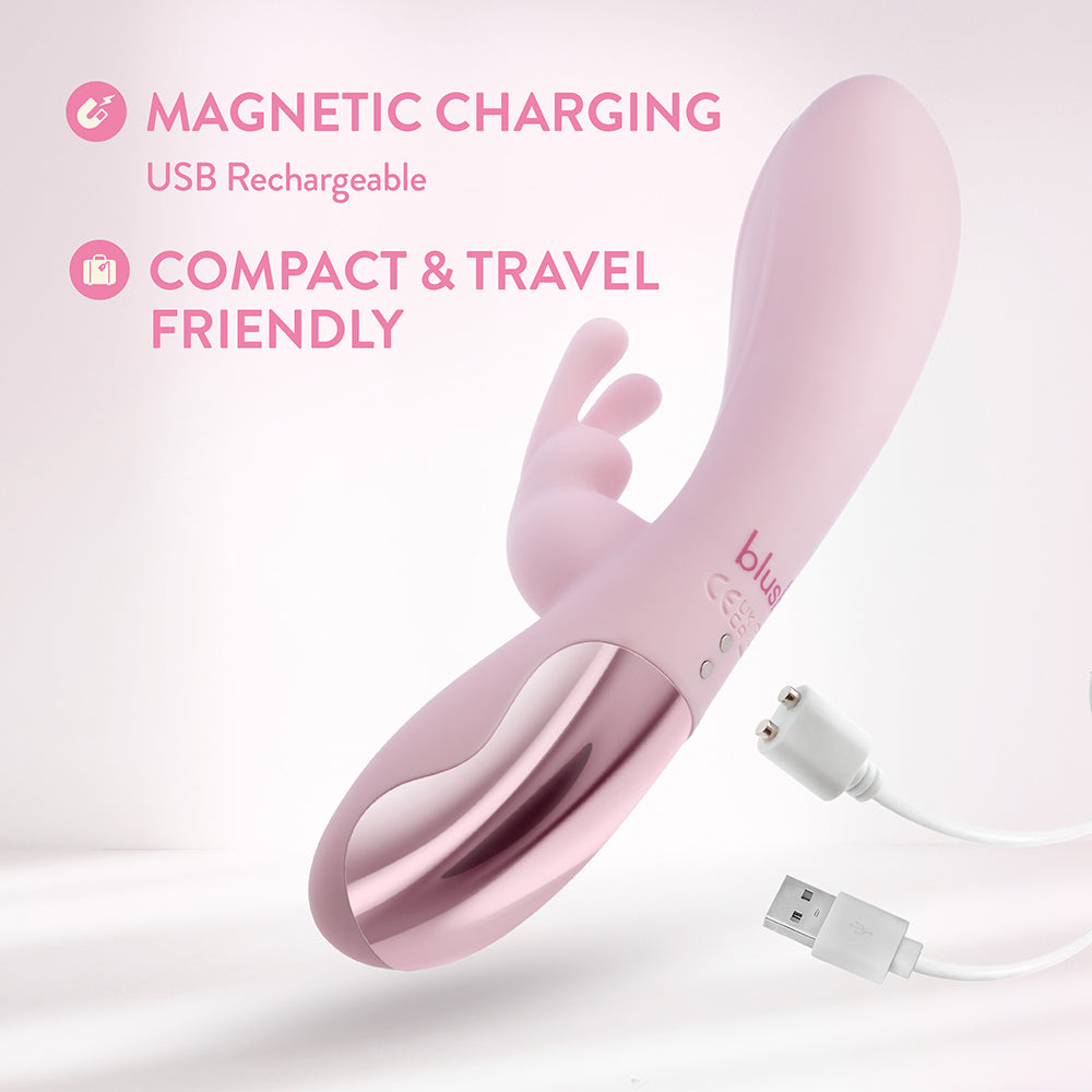 Blush Morgan Rabbit Vibrator Pink