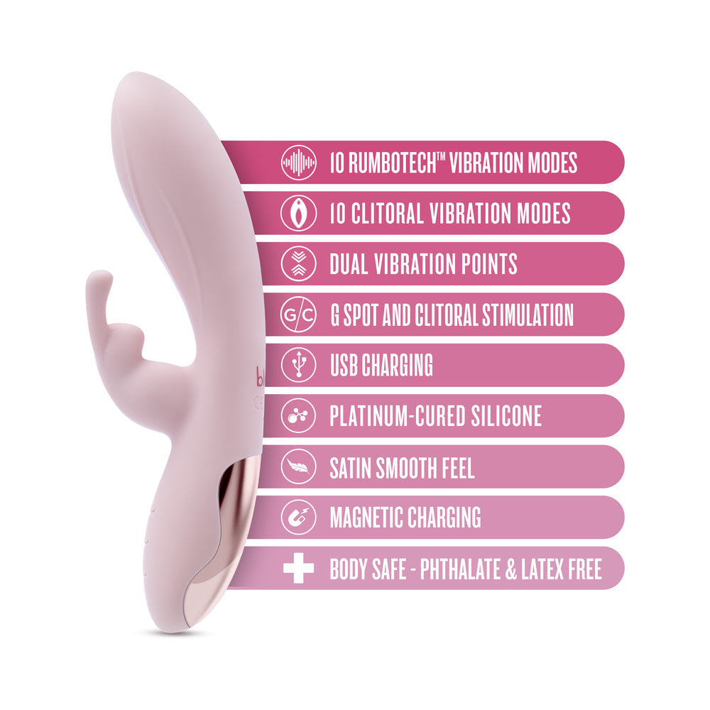 Blush Morgan Rabbit Vibrator Pink