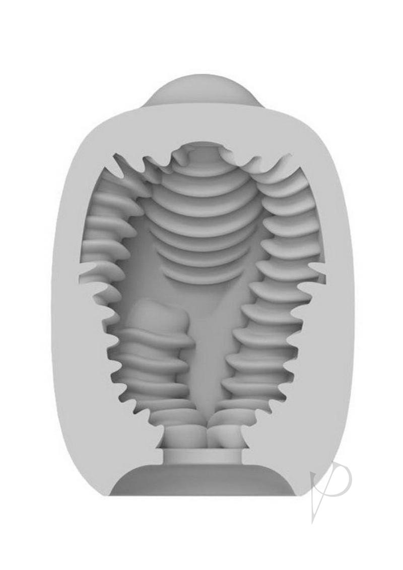 VIBEGGS Vibrating Masturbation Sleeves Twisty Tongues internal texture design with soft ridges for enhanced pleasure.