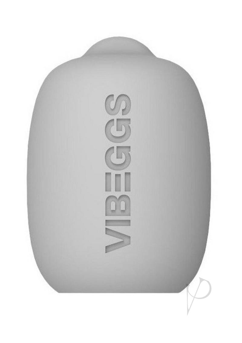 VIBEGGS Vibrating Masturbation Sleeves Twisty Tongues product image showcasing a sleek, grey design.