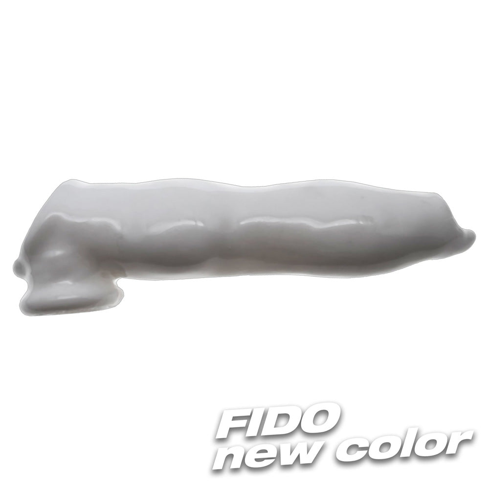 Oxballs Fido Cocksheath with Cocksling White showcasing its unique design in new color.