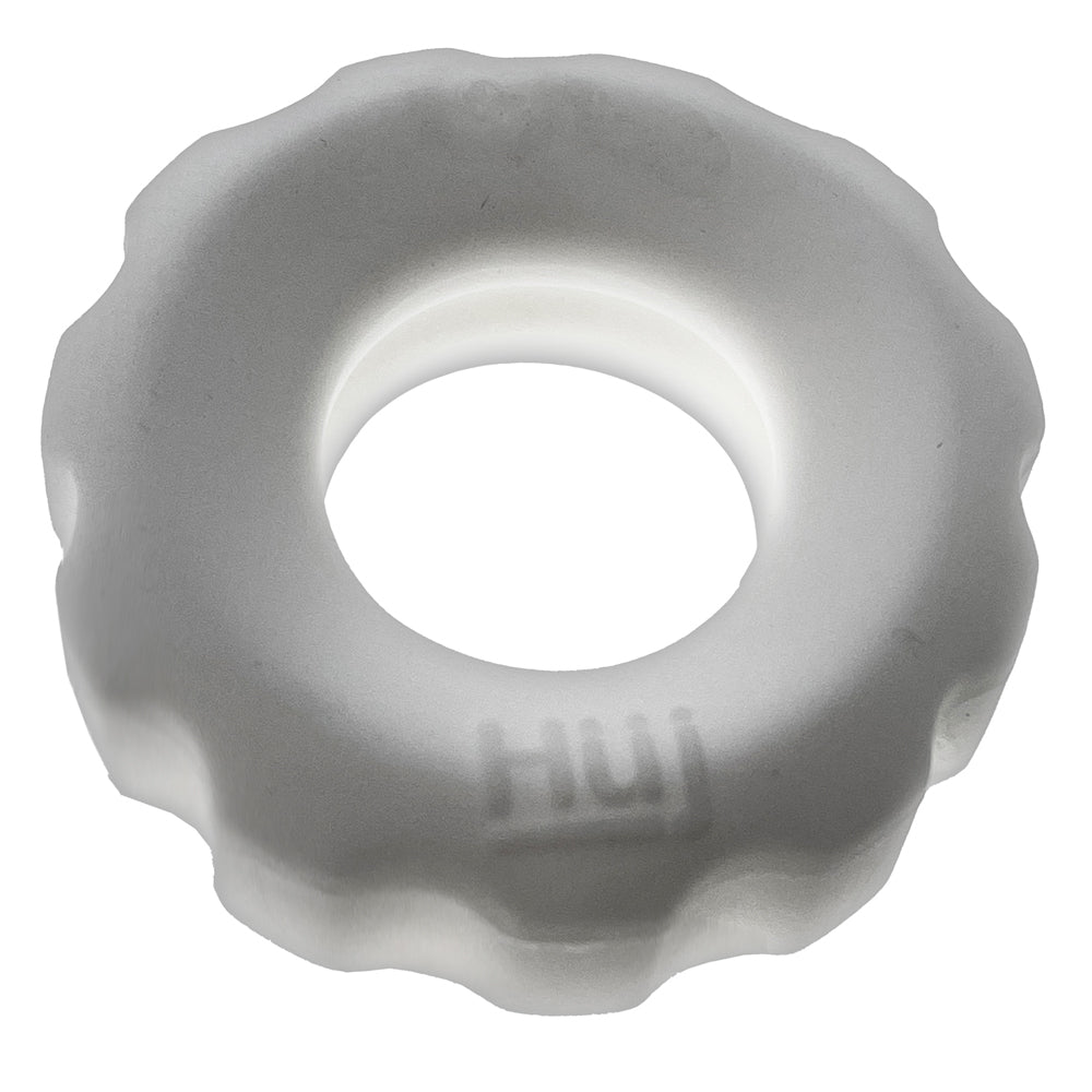 Oxballs Super Huj 3-Pack Cock Rings White Ice, featuring a stretchy and comfortable design for enhanced performance.