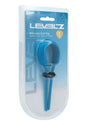 Levelz Wide Adjustable Silicone Lasso Cock Ring 5mm Teal packaging with clear design and adjustable features