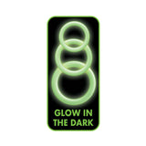 Enhancer Green Glow Rings Set of 3