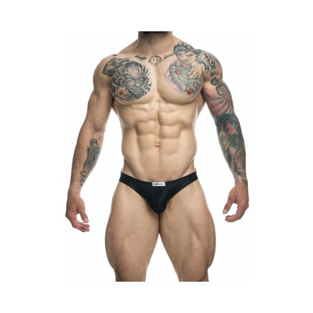 MaleBasics JUSTIN + SIMON Classic Bikini Black L