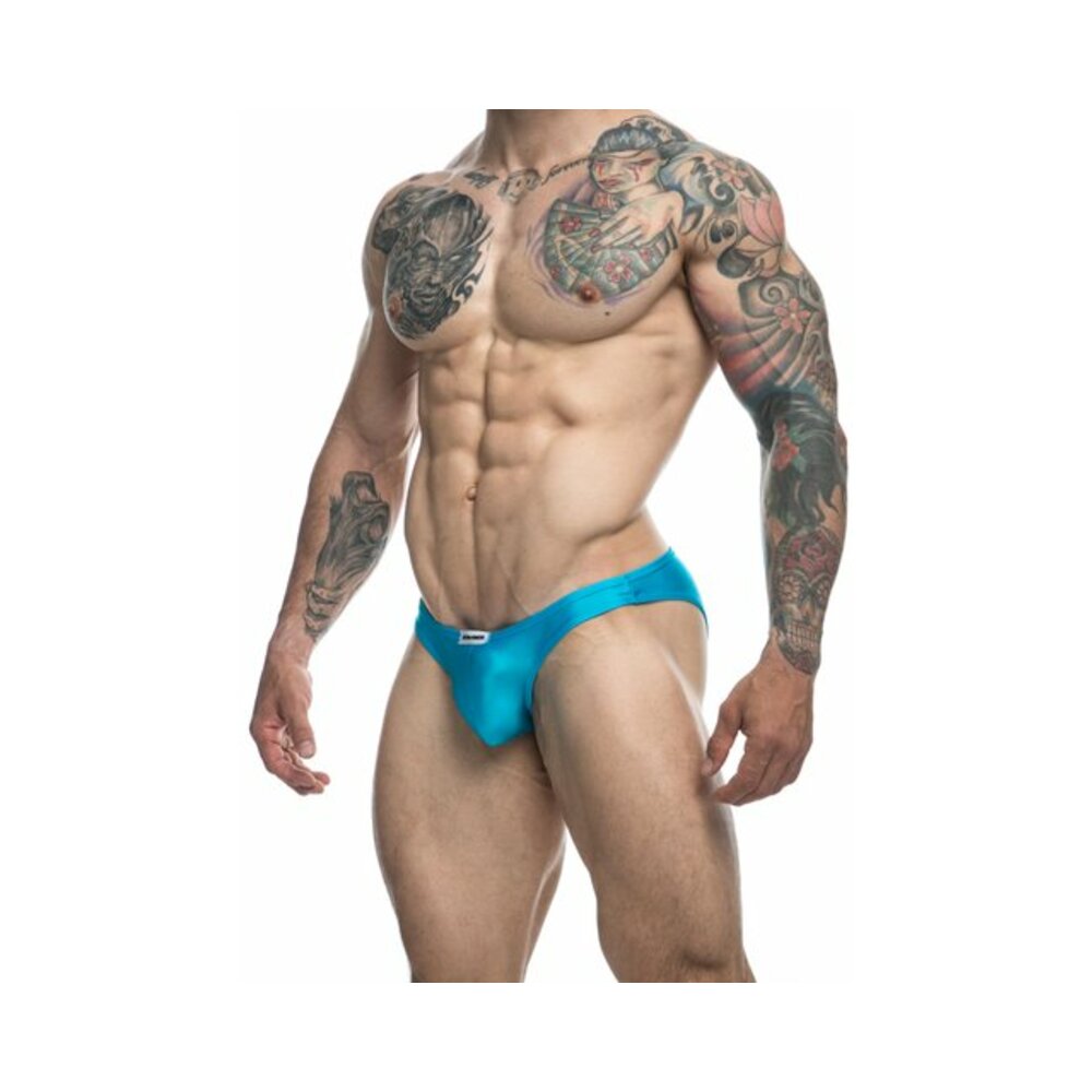 MaleBasics JUSTIN + SIMON Classic Bikini Turquoise XL