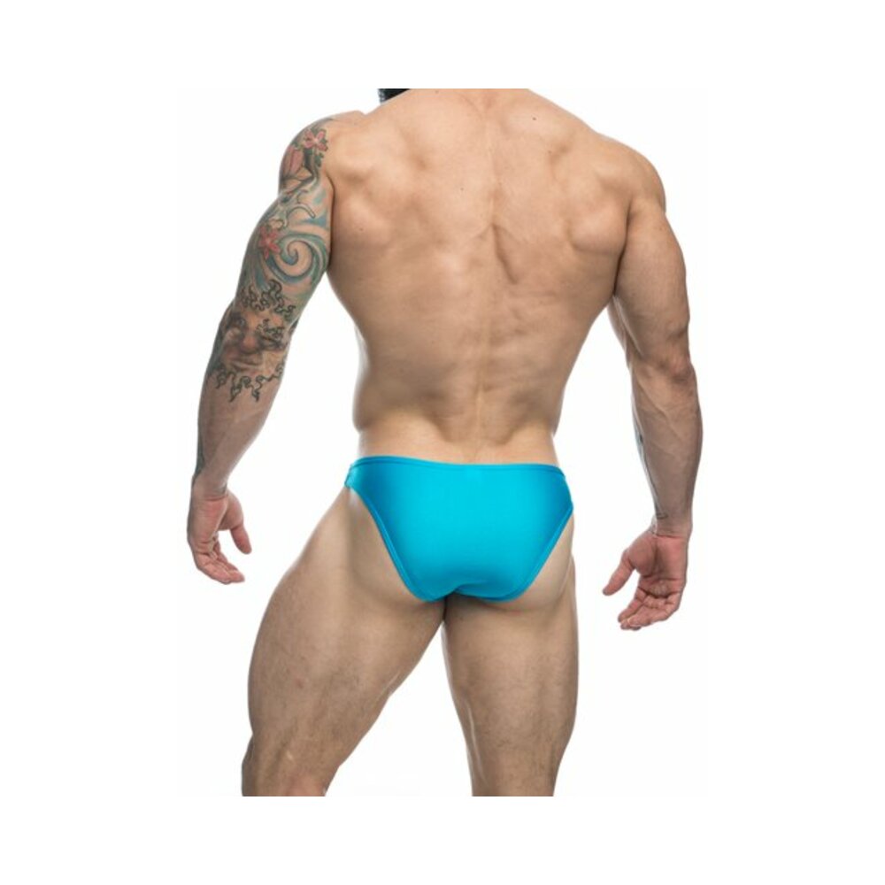 MaleBasics JUSTIN + SIMON Classic Bikini Turquoise XL