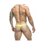 Male Basics JUSTIN + SIMON Classic Tanga Neon Green S