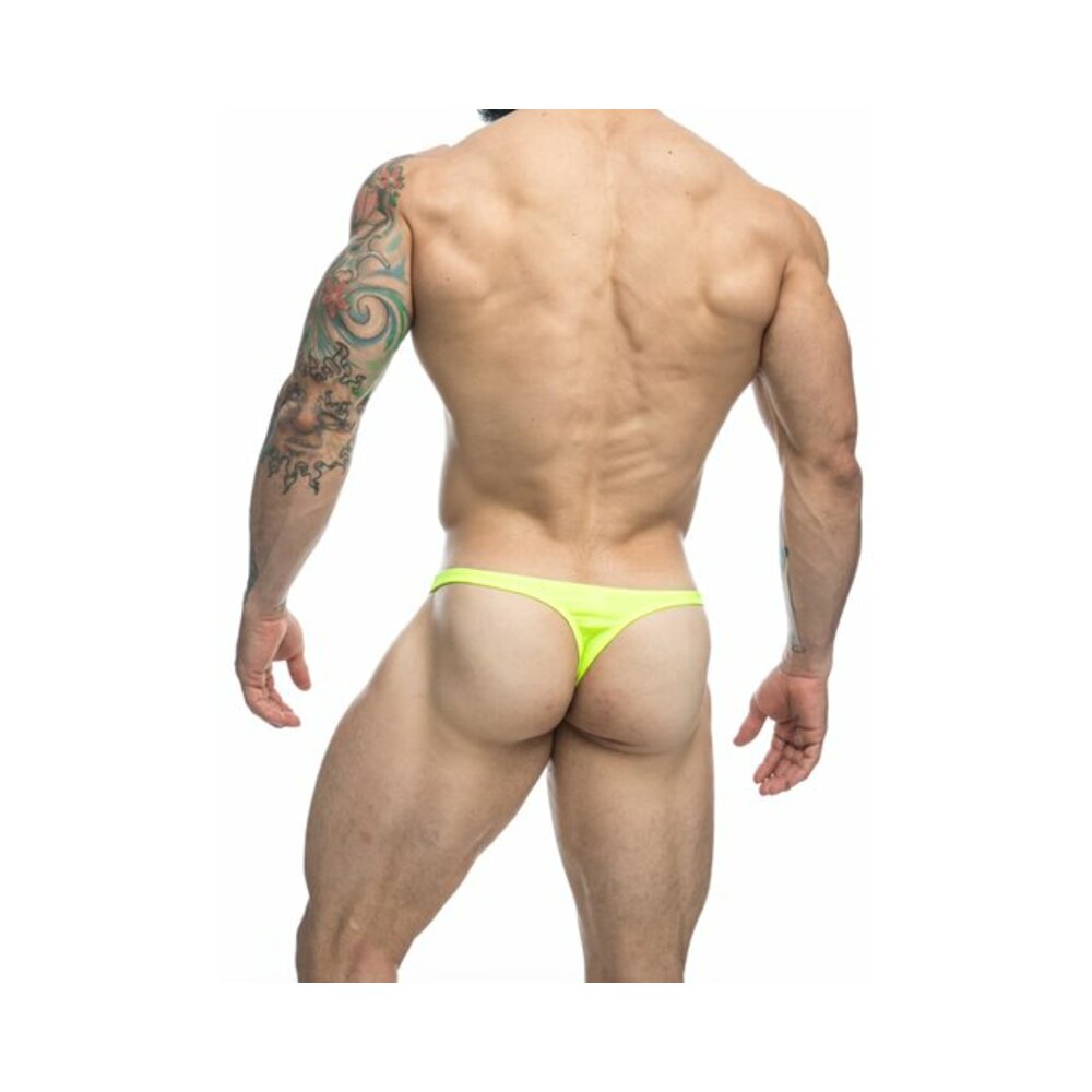 Male Basics JUSTIN + SIMON Classic Tanga Neon Green S