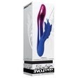 Evolved Firefly Dual Stim Rabbit Vibrator Blue in attractive packaging showcasing its dual motors and powerful functions.