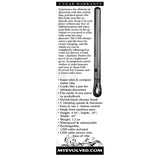 Evolved Pen Pal Stainless Steel Vibrator Black Chrome slim, polished metal vibe designed for discreet pleasure on the go.