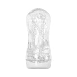 Zero Tolerance Swirl Stroker Clear featuring a transparent design with textured interior for enhanced pleasure.