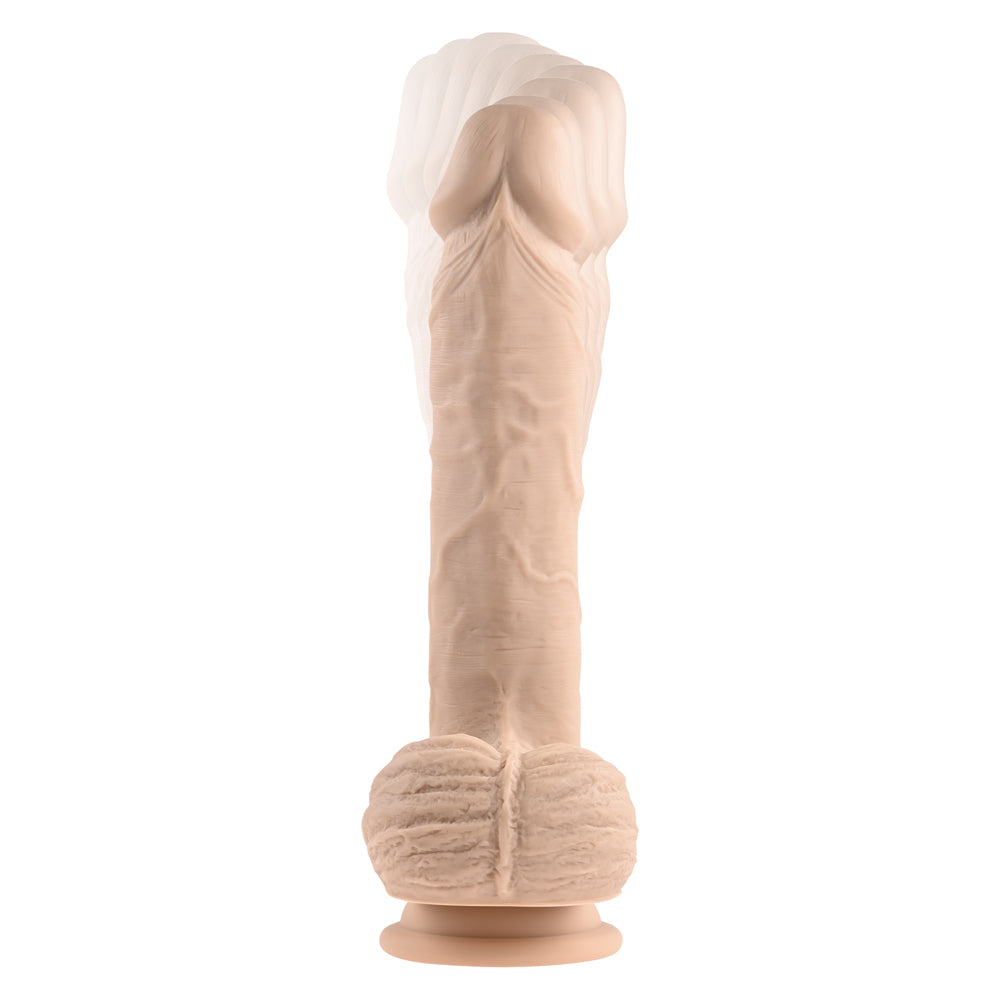 Full Monty Light Realistic Thrusting Vibrator designed for lifelike sensation and hands-free pleasure.