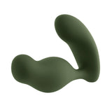 Zero Tolerance The Sergeant Remote Prostate Vibrator in a sleek green design, showcasing its unique shape for targeted stimulation.