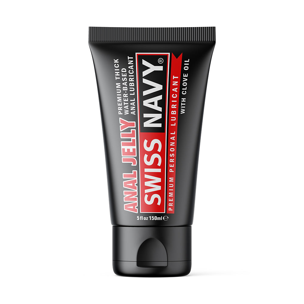 Swiss Navy Anal Jelly Premium Water Based Lubricant with Clove Oil 5 oz