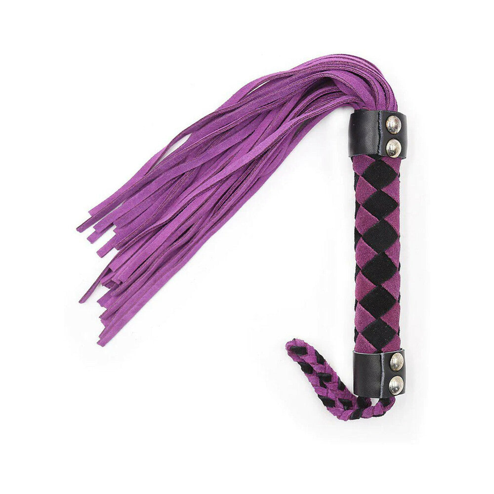 Ple'sur 15.5 inches Leather Flogger Purple