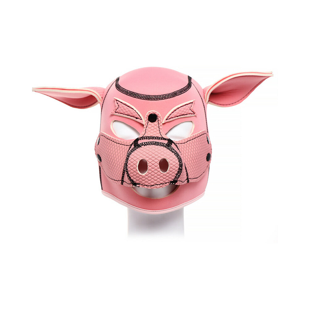 Ple'sur Neoprene Pig Mask Hood Pink Bag Packaging