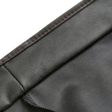 Ple'sur Adjustable PVC Spanking Skirt With Built-In Thong Black S/M