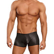 Male Power Black Cobra Mini Short Black Small showcasing confident physique and sleek design.