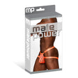 Male Power Rude Awakening Ring Jock Neon Orange packaging showcasing bold design and style.
