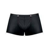 Male Power Oh Snap Snap Off Short Black Medium featuring a playful tearaway pouch design and low rise waist.