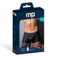 Male Power Oh Snap Snap Off Short Black Medium packaging showcasing tearaway pouch design and modern fit.