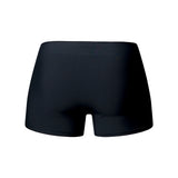 Male Power Hot Mesh Pouch Short Black Red XL back view showcasing breathable mesh design.