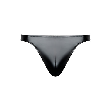 Male Power Liquid Onyx 2.0 Bong Thong Black S/M front view on a white background.
