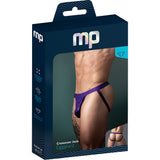 Male Power Eggplant Crossover Jock Plum L XL package showcasing bold design and supportive fit.