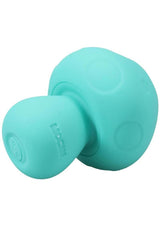 Mochi Mushroom Vibe Rechargeable Vibrator Teal, compact and ergonomic, designed for pleasurable stimulation.