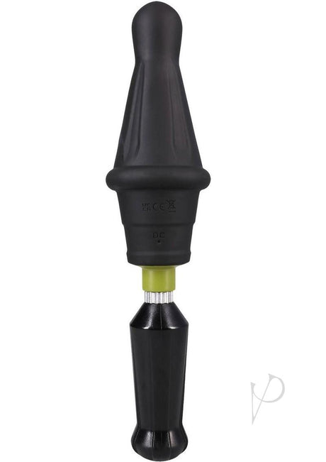 Fort Troff Robo Rammer Rotating Beaded Anal Probe Black with sleek design and powerful features.