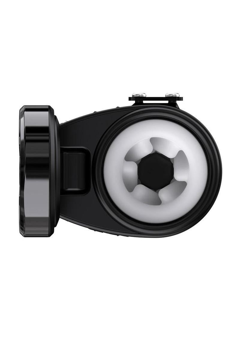 Kaotik Labs The Shotty App Control Rechargeable Stroker side view showcasing the innovative design and interactive features.
