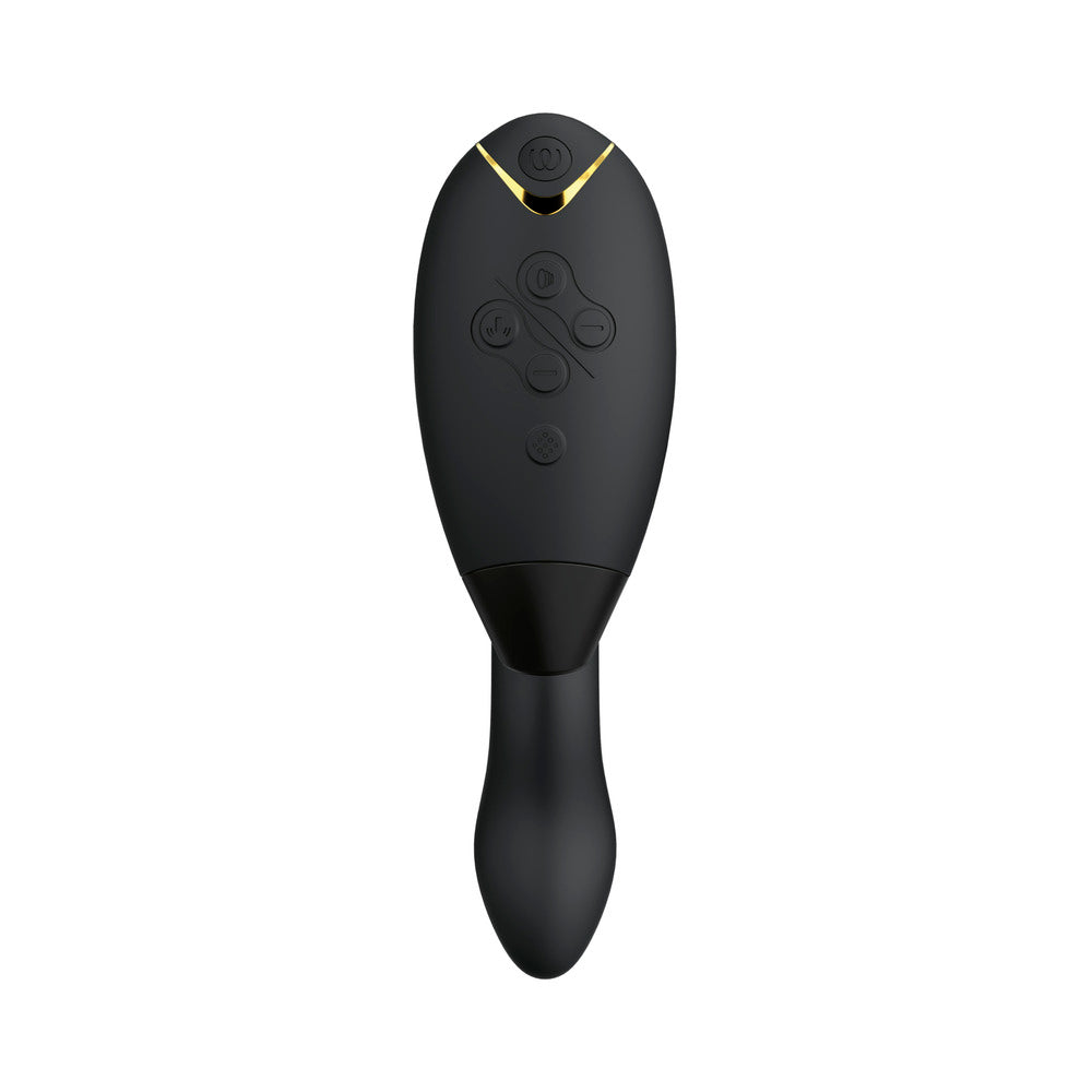 Womanizer Duo 2 Silicone Rechargeable Clitoral and G-Spot Stimulator - Black