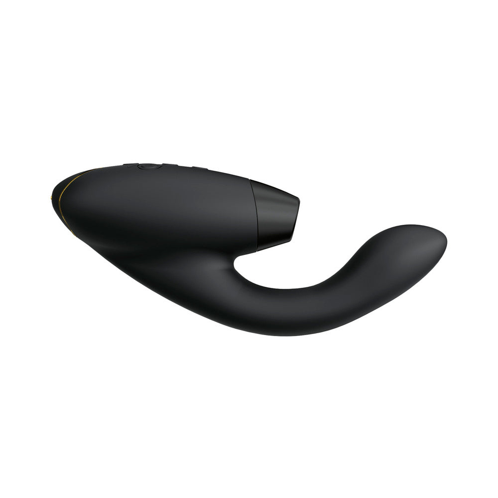 Womanizer Duo 2 Silicone Rechargeable Clitoral and G-Spot Stimulator - Black